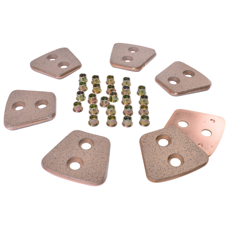 Set 12 ferodouri cu nituri pentru disc ambreiaj 11 toli UTB U-445 si Fiat - imagine 2