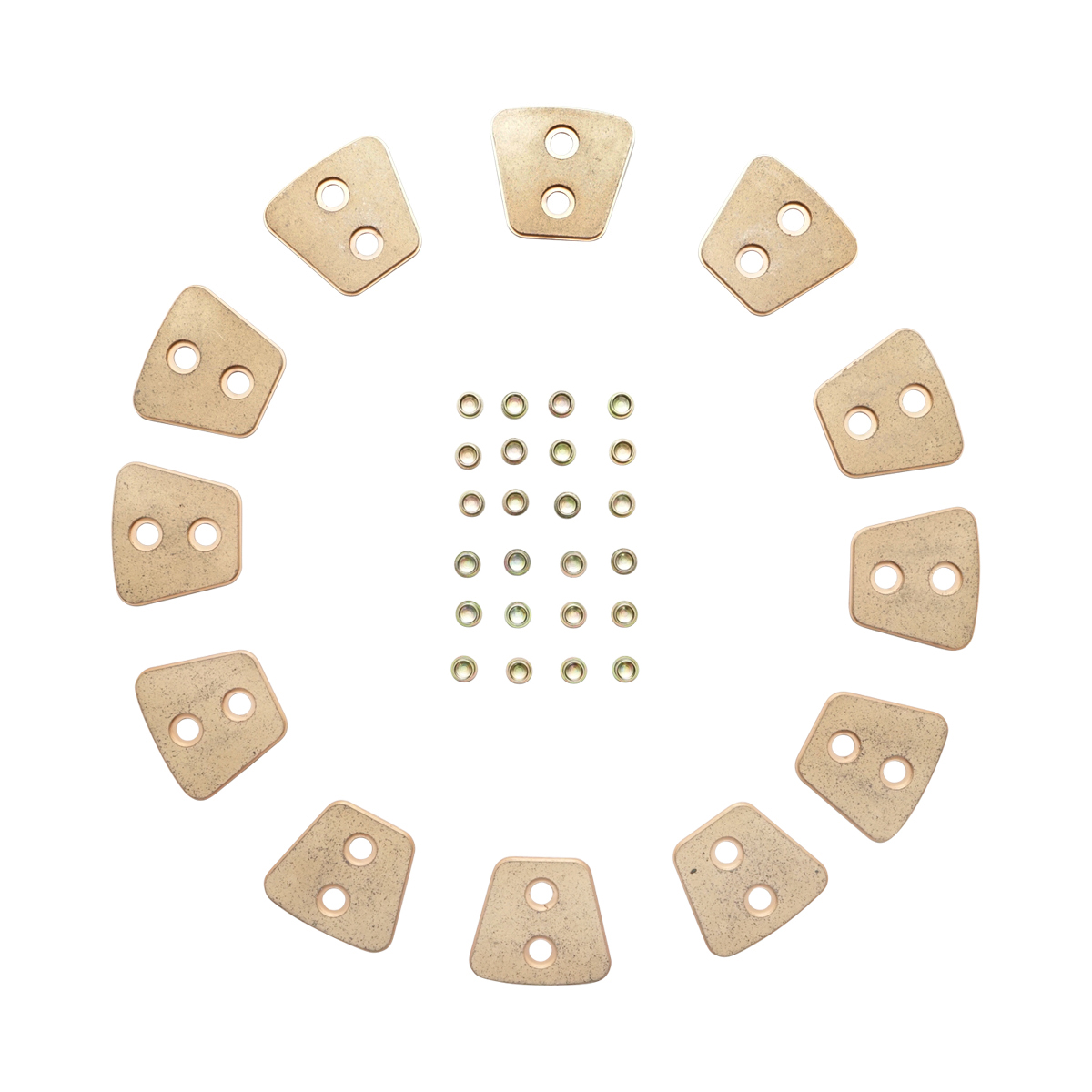 Set 12 ferodouri cu nituri pentru disc ambreiaj 11 toli UTB U-445 si Fiat