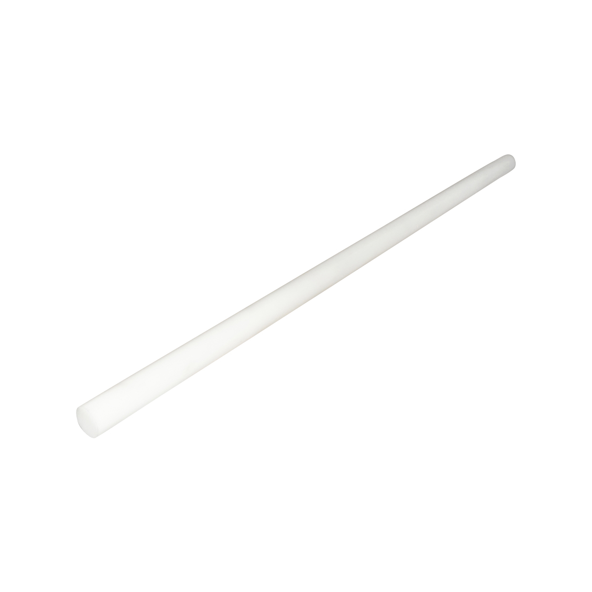 Bara poliamida, polioximetilena-poliacetal POM alba 1000x35mm 1.45 KG - imagine 2