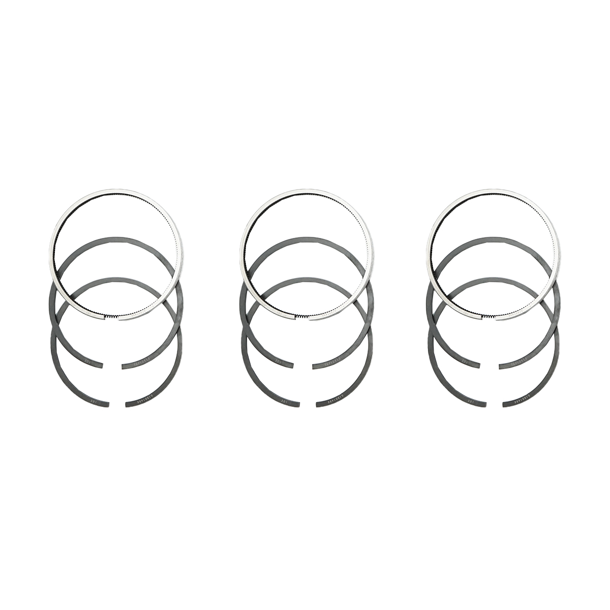 Segmenti motor Fiat , U-445,  Set pentru 3 pistoane fi 95mm 2,5x2,5x5mm 115.03.025