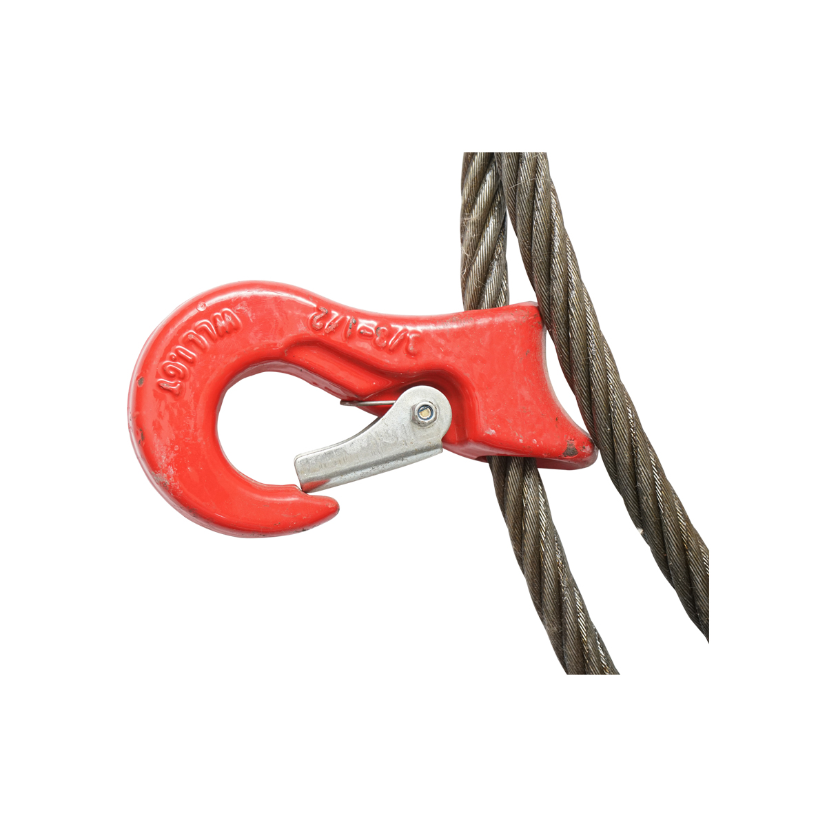 Cablu troliu ciochinar din otel 6x37 fi 14mm 4m cu 2 ochiuri si carlig 1.6T - imagine 2