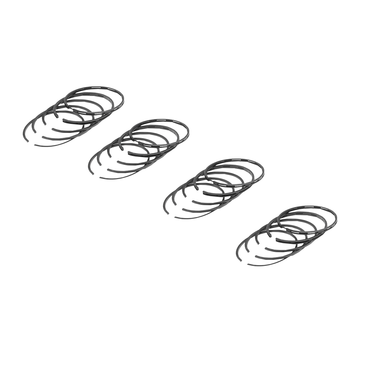 Set segmenti  fi 108x3+3+3+6+6mm UTB U-650 110.03.030 /4 pistoane - imagine 2