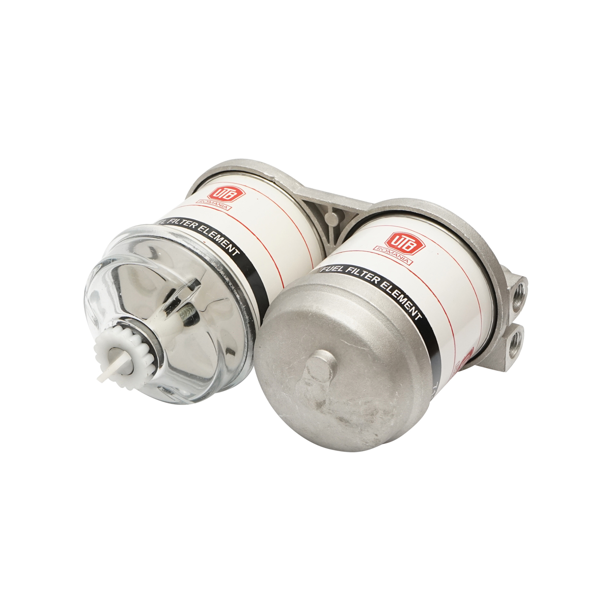 Baterie filtru motorina dubla 90 grade cu capac de sticla UTB U-650 - imagine 6