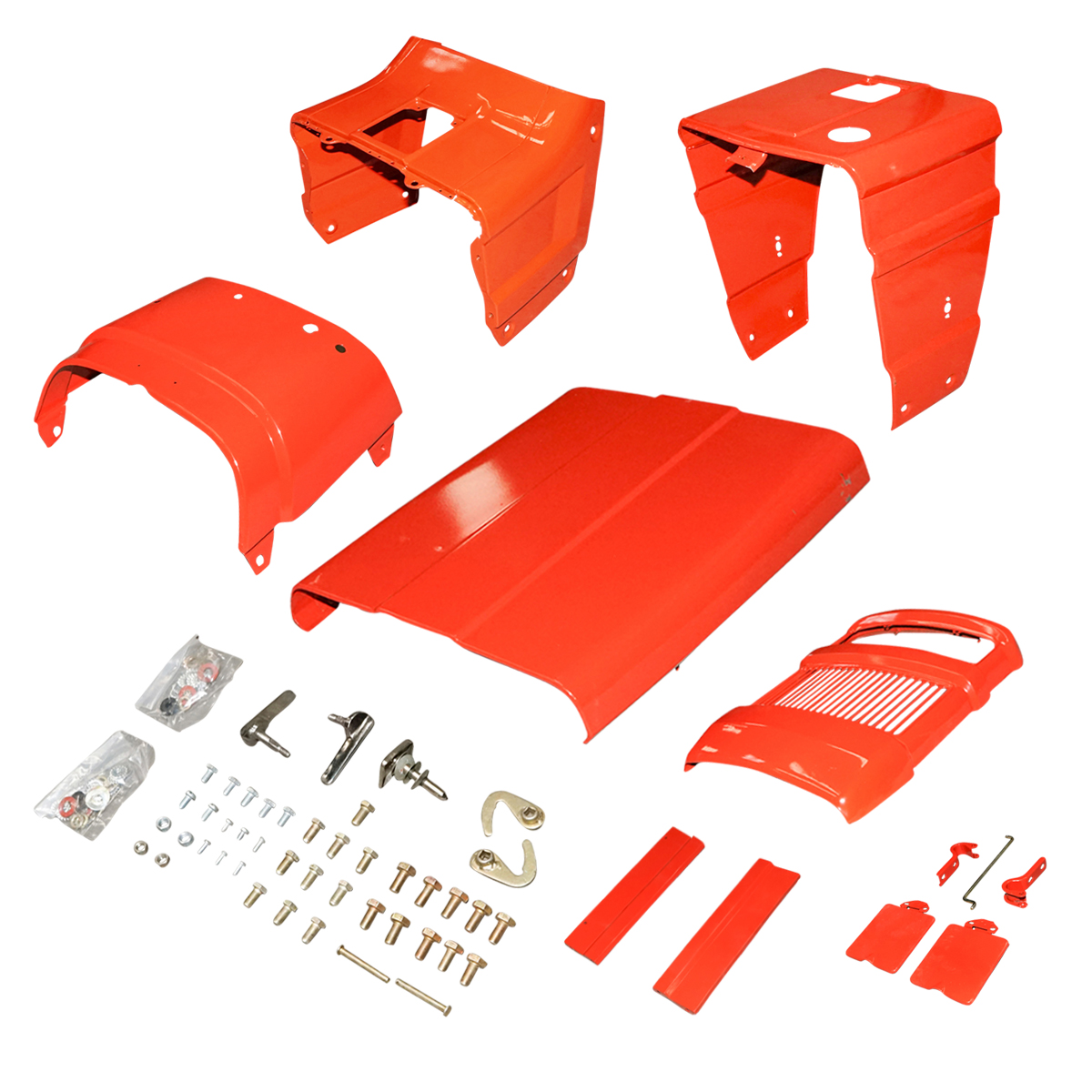 Capotaj complet Fiat U-445 /set (motor in 4 pistoane) cu suport plansa bord - imagine 2