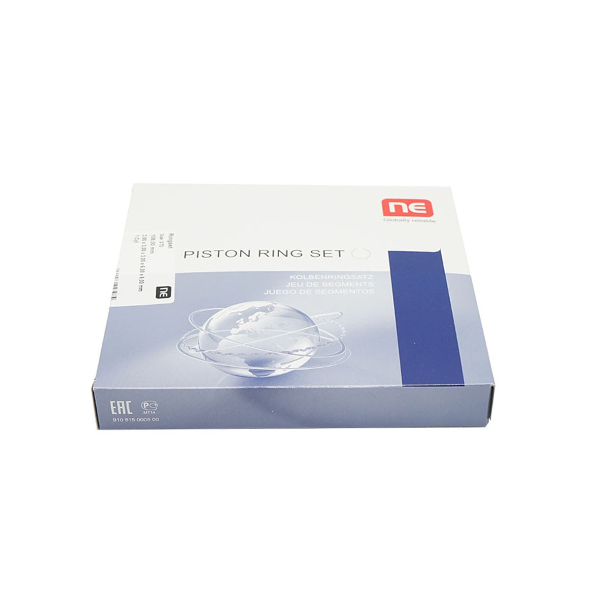 Set segmenti pentru 1 piston fi 108mm NPR UTB U-650 110.03.030 Japonia - imagine 4