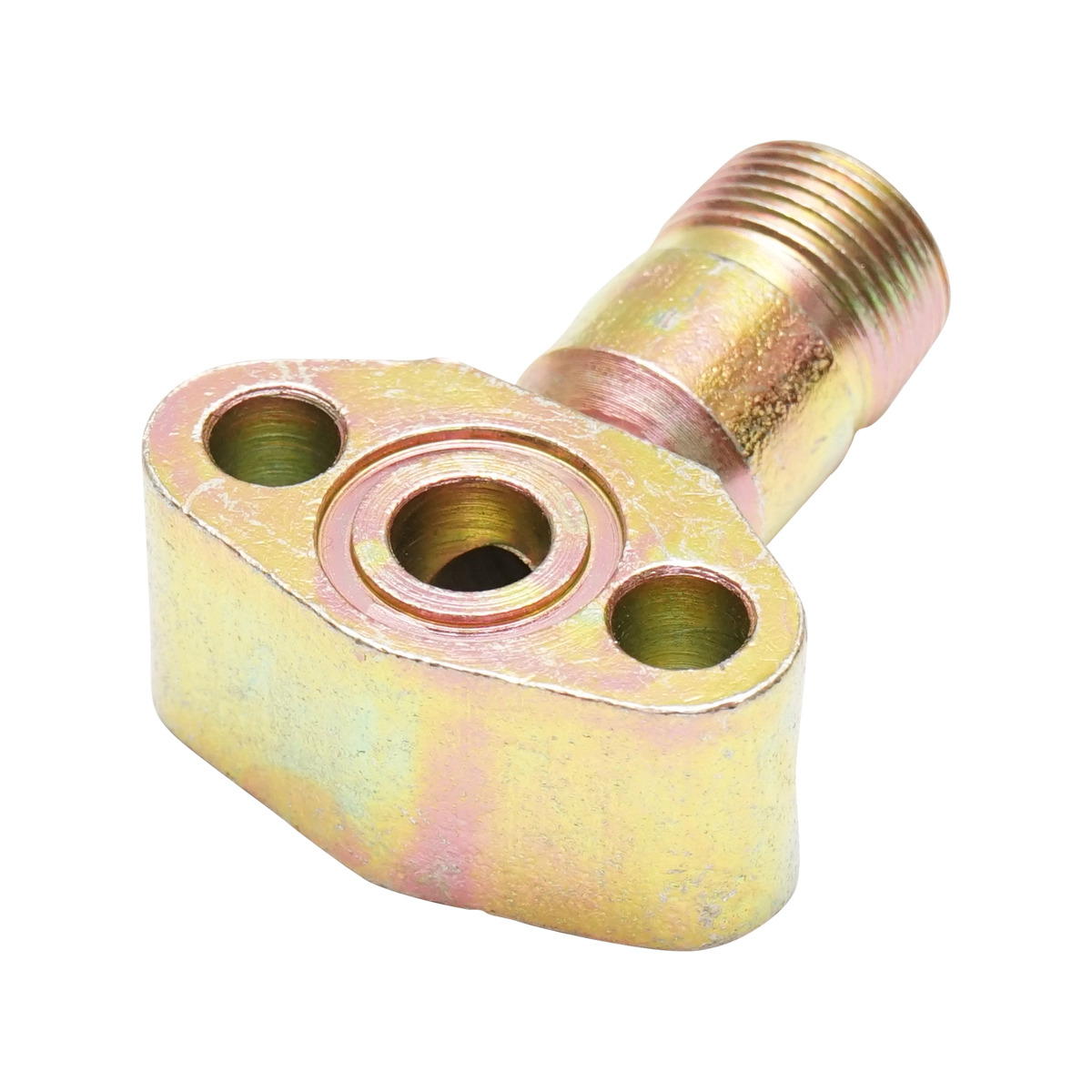 Adaptor/Flansa pompa H13 cu gaura mica fi 10,20 mm pentru conducta hidraulica de refulare 40.58.024 - imagine 4