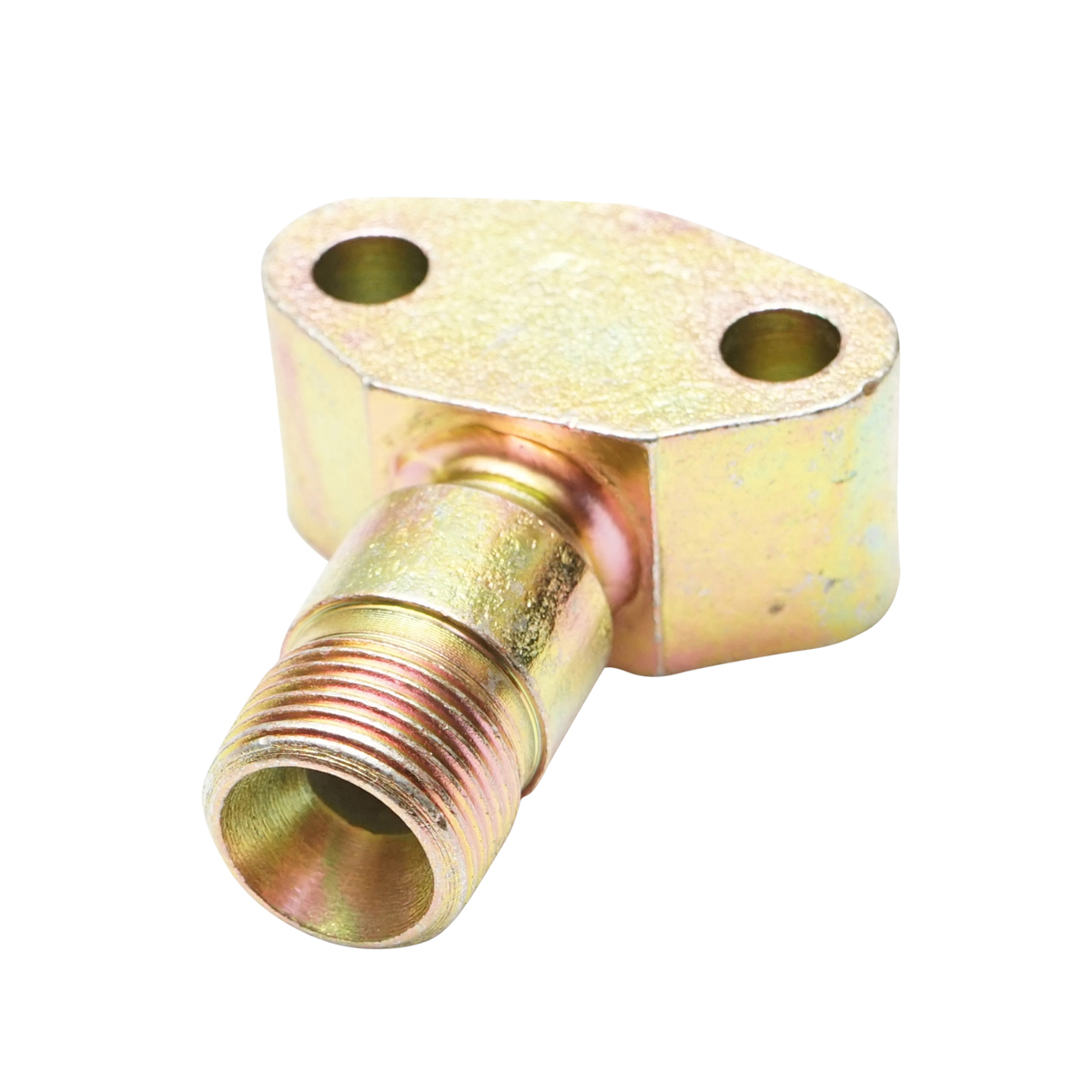 Adaptor/Flansa pompa H13 cu gaura mica fi 10,20 mm pentru conducta hidraulica de refulare 40.58.024 - imagine 3