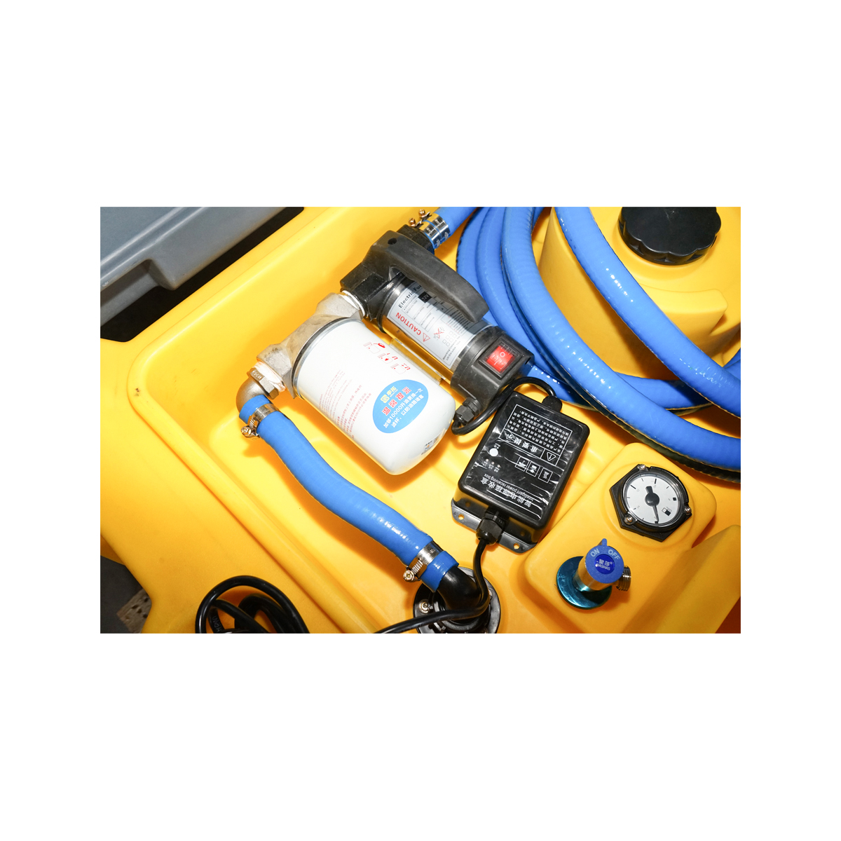 Rezervor motorina 220L cu instalatie de transfer 12V/200W debit 60L/min - imagine 4