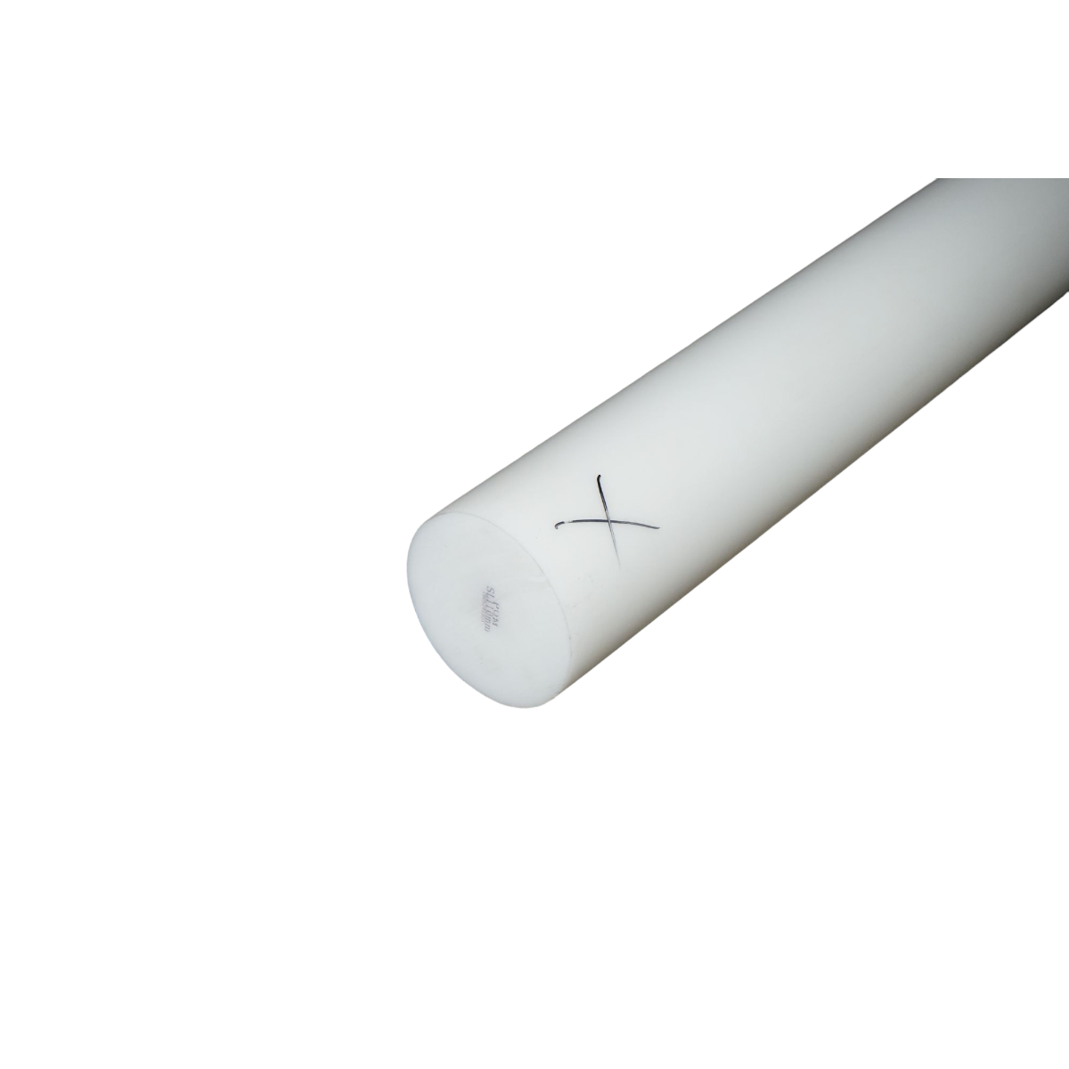 Bara poliamida, polioximetilena-poliacetal POM alba 1000x160mm 30.5Kg - imagine 3