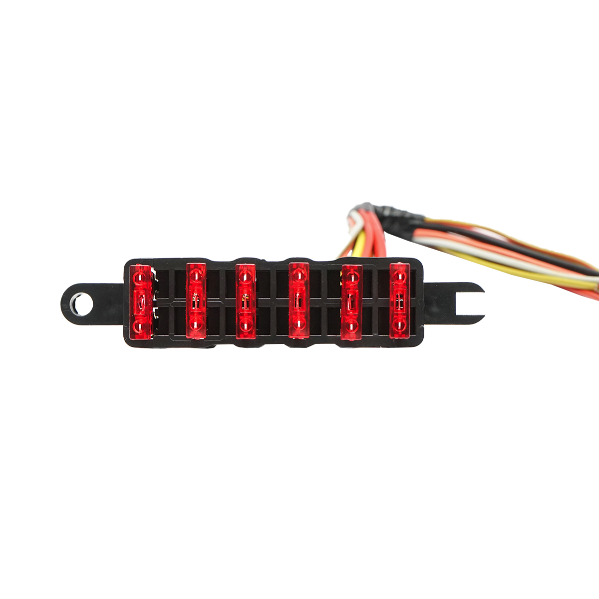 Cutie sigurante plate 6 cai cu capac si cablaj pentru UTB U-445, Fiat, New Holland, Massey Ferguson, Case IH, Ford - imagine 5