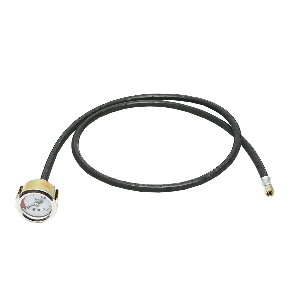 Manometru presiune ulei si furtun cu reductie conica la etansare UTB U-650 - imagine 3