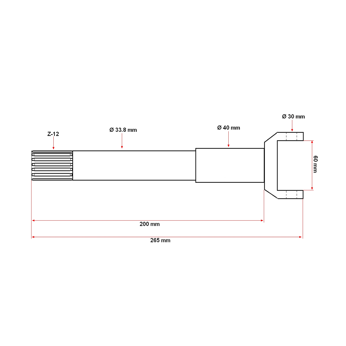 Arbore planetara/semiax mijlociu UTB DTC DTC 48.55.175 - imagine 4
