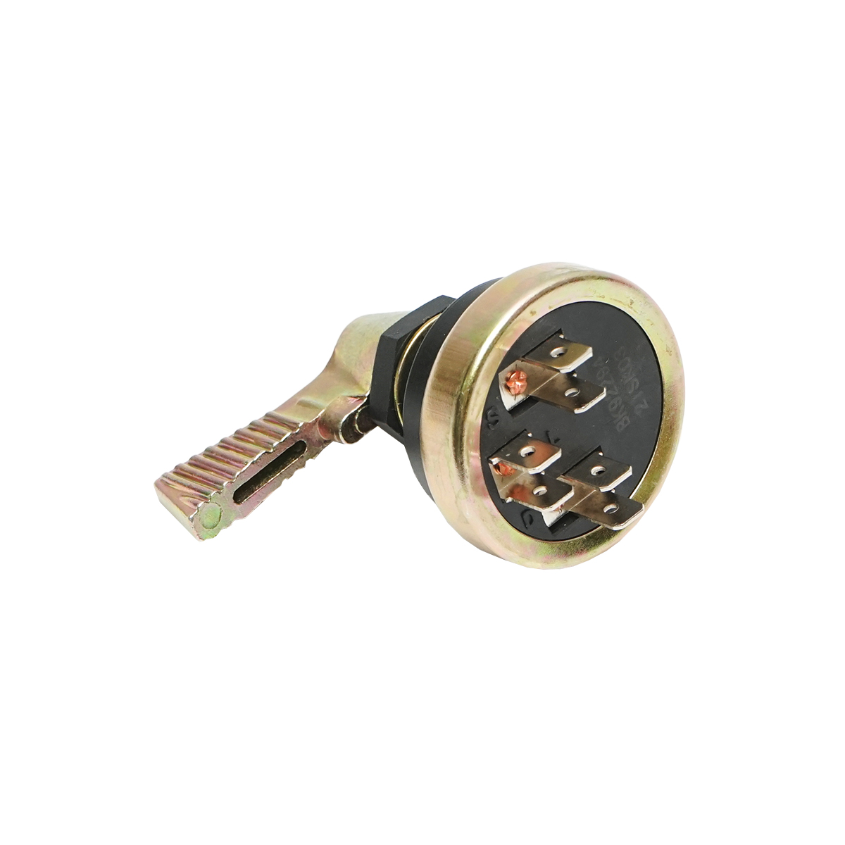 Intrerupator/comutator 12V, fi 45mm cu 6 pini filet de prindere fi 14mm pentru UTB U-445, U-650 OEM 6671.000 - imagine 3