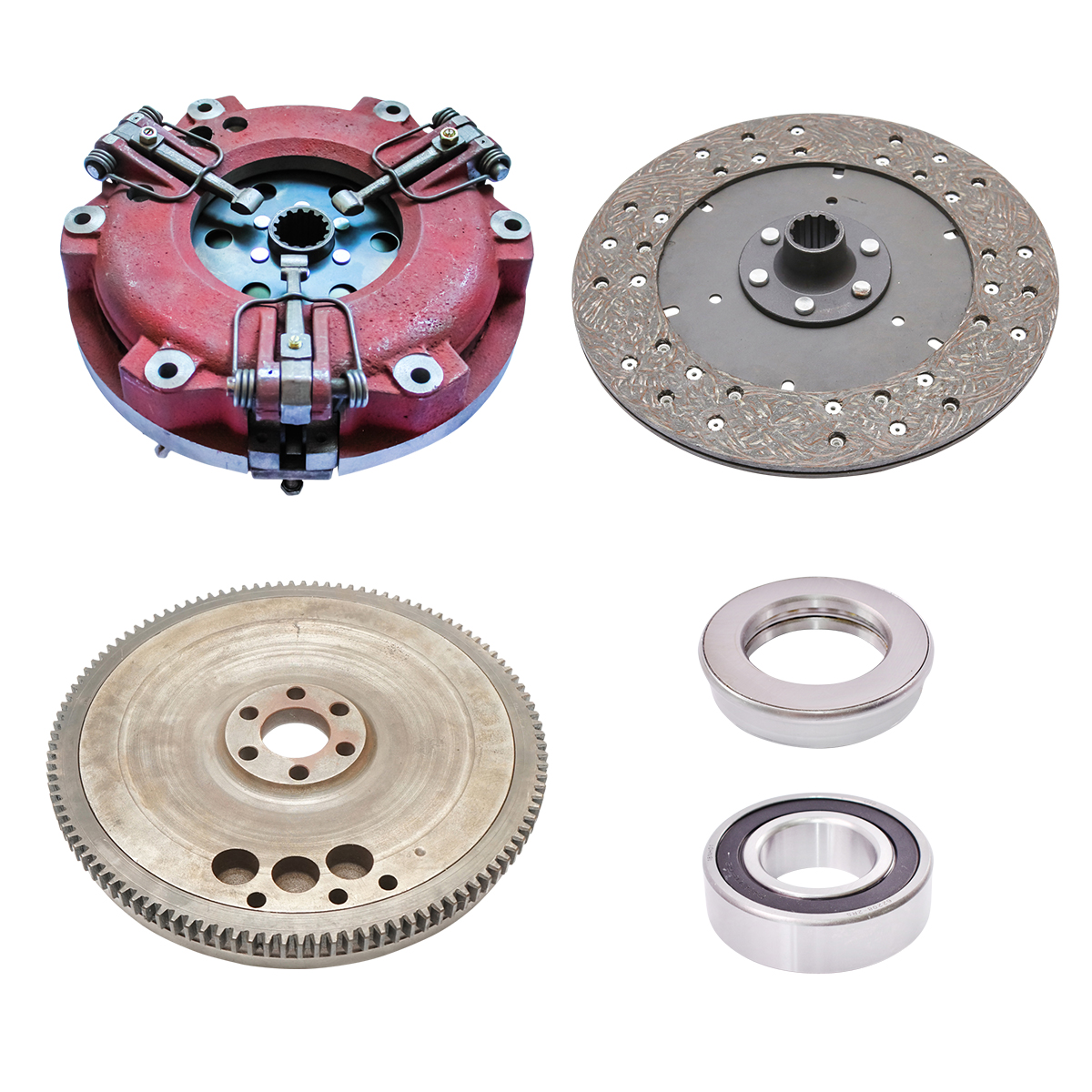 Kit ambreiaj complet 10 toli cu volanta si rulment presiune UTB U-445, U-550, Fiat 640 - imagine 2