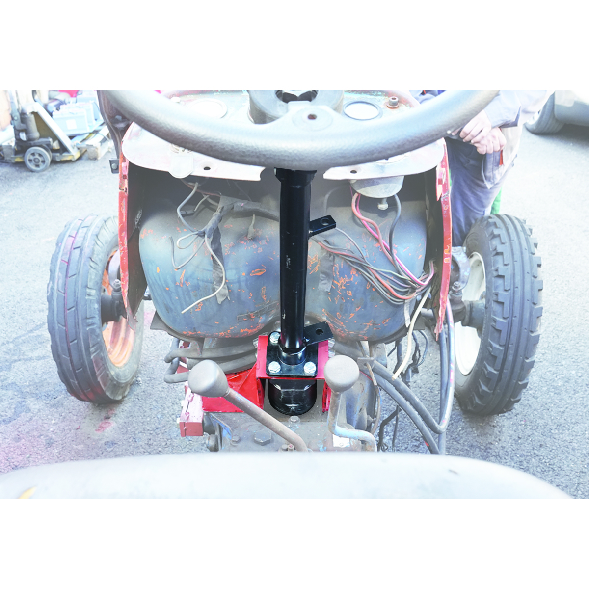 Kit complet servodirectie cu pompa danfos si cilindru hidraulic pentru U-445 cu motor in 3 cilindri - imagine 2