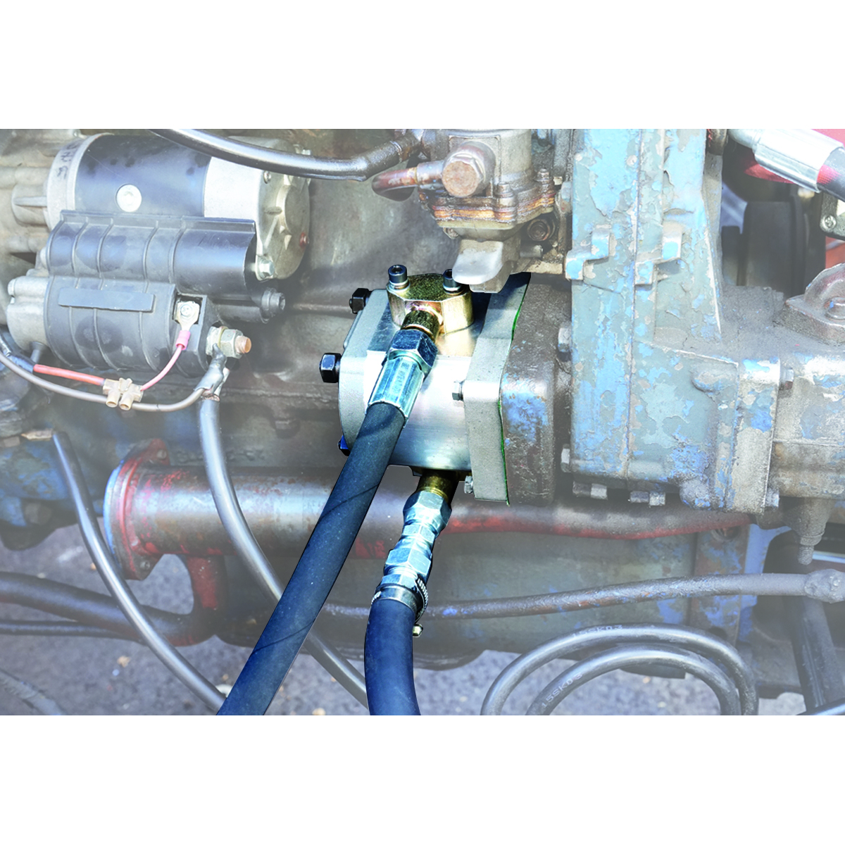 Kit complet servodirectie cu pompa danfos si cilindru hidraulic pentru U-445 cu motor in 3 cilindri - imagine 6