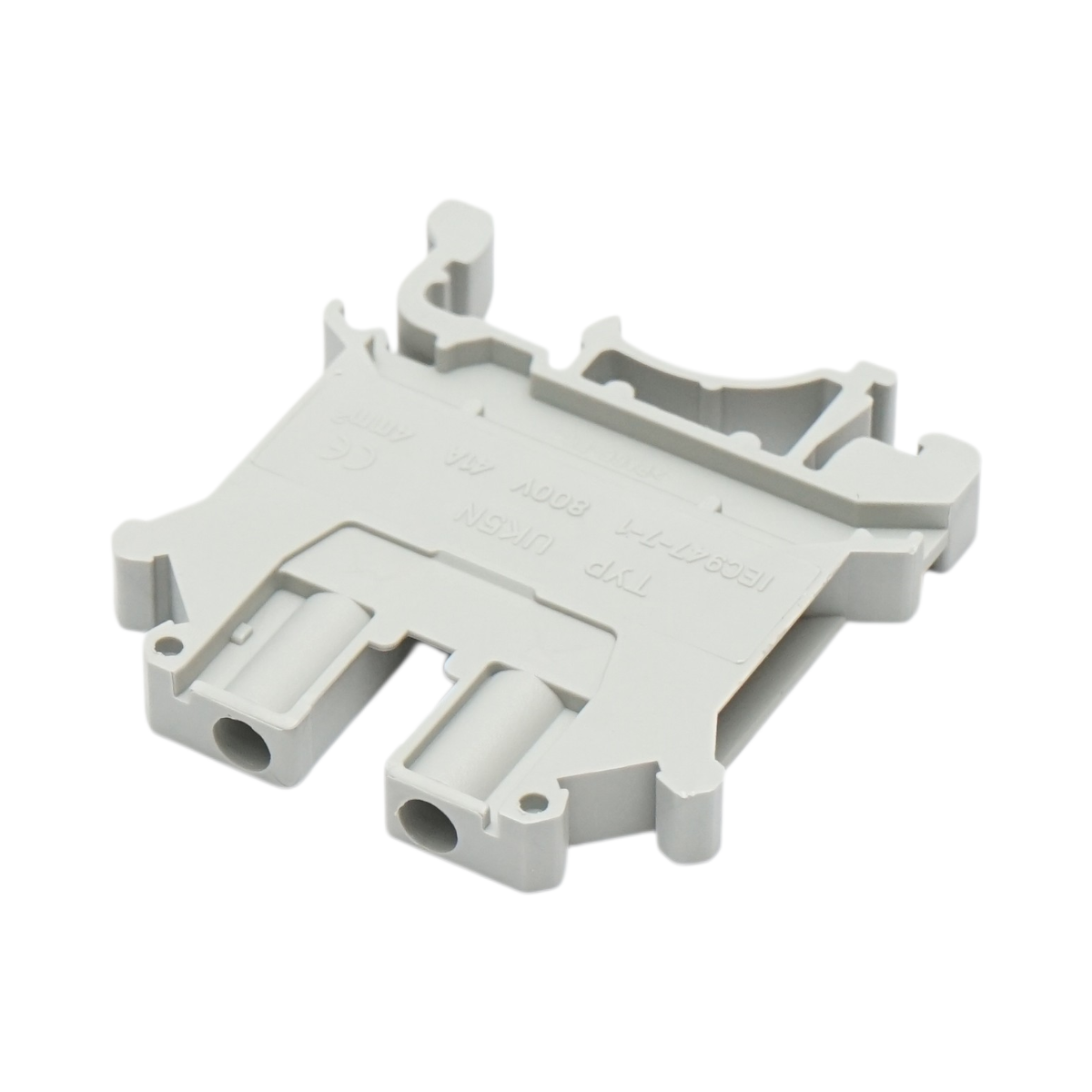 Clema de sir pe sina DIN 4mm² 41A 800V gri UK5N Longroad - imagine 2