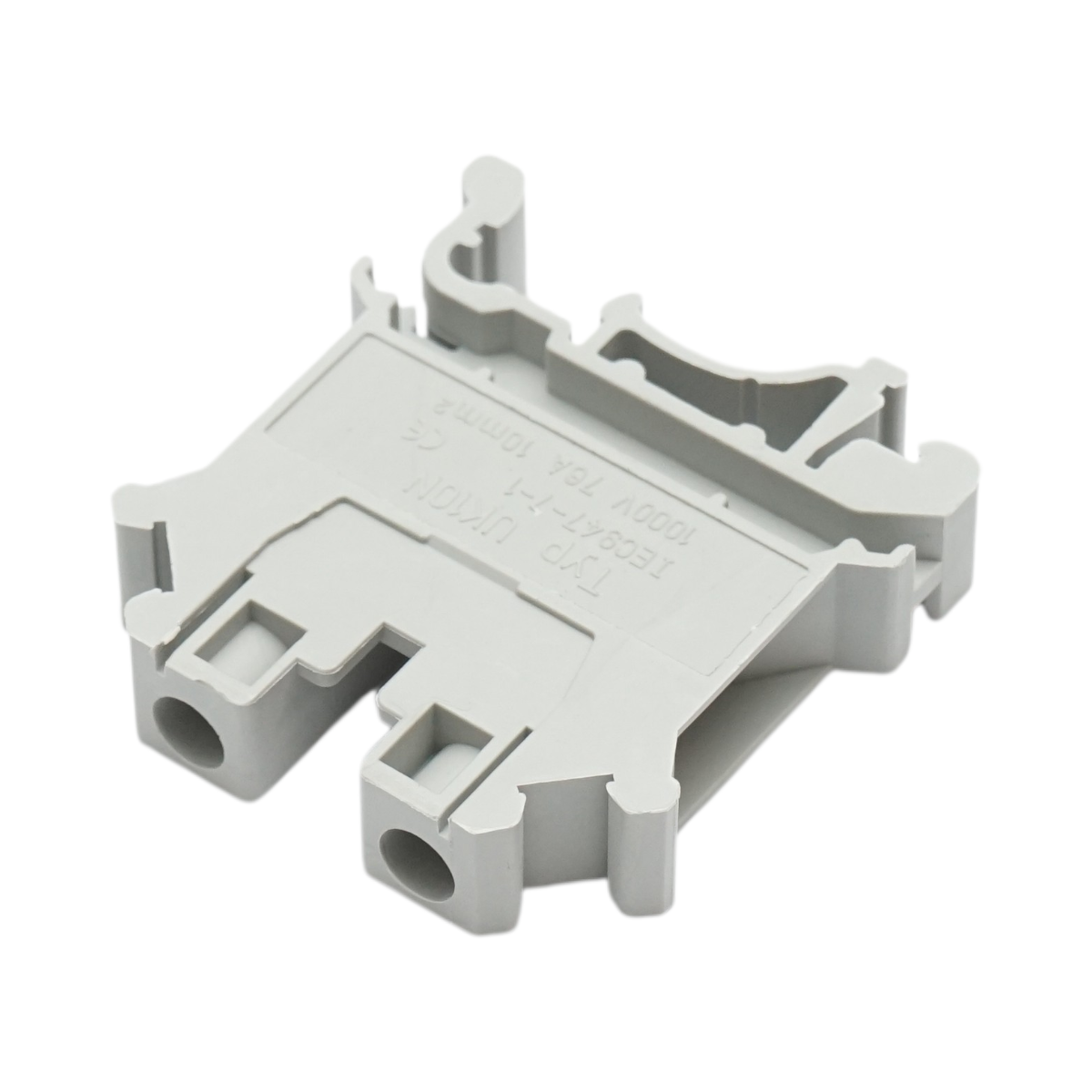 Clema de sir pe sina DIN 10mm² 76A 1000V gri UK10N Longroad - imagine 2