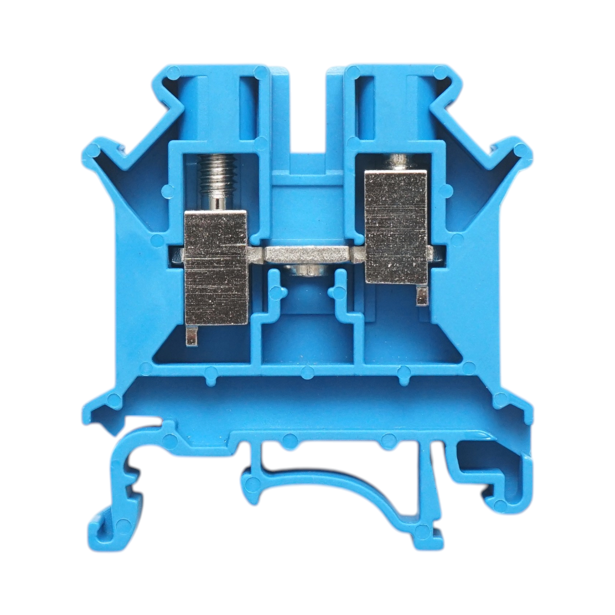 Clema de sir pe sina DIN 6mm² 57A 800V albastra UK6N Longroad - imagine 3