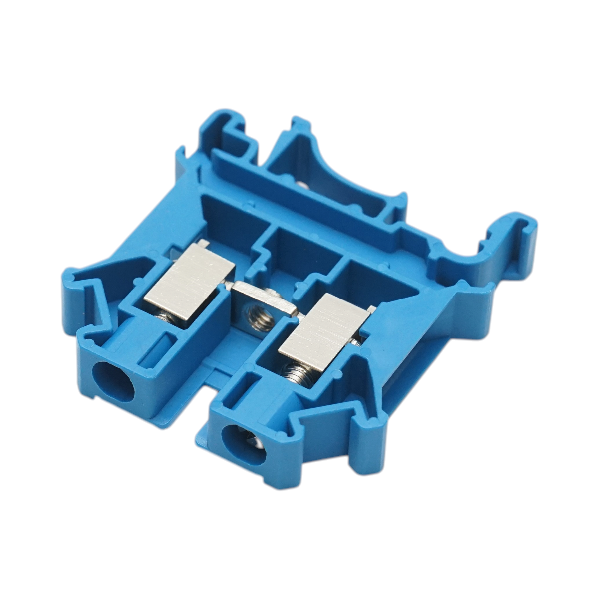 Clema de sir pe sina DIN 6mm² 57A 800V albastra UK6N Longroad - imagine 2