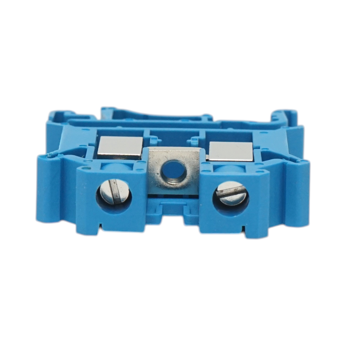 Clema de sir pe sina DIN 10mm² 76A 1000V albastra UK10N Longroad - imagine 5