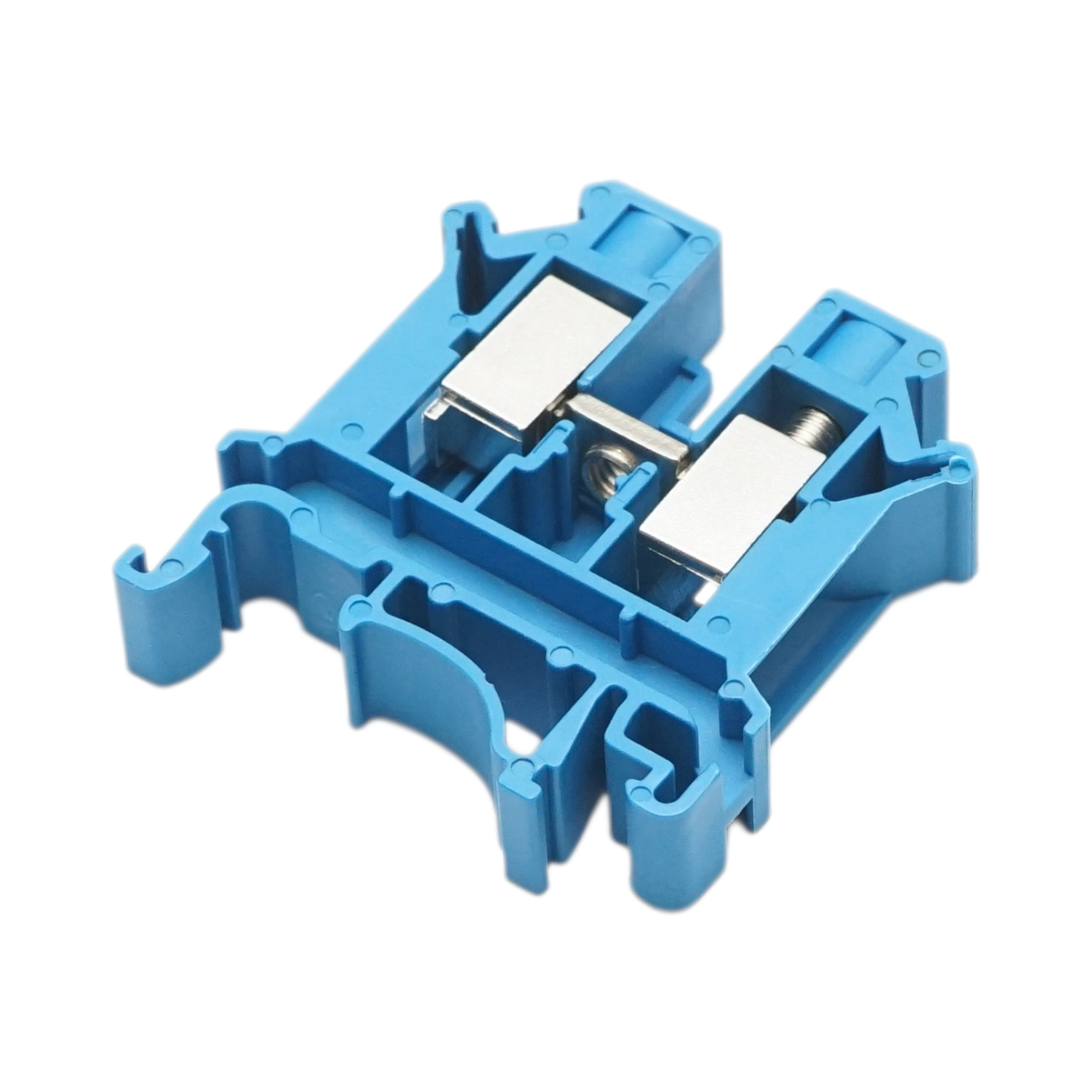 Clema de sir pe sina DIN 10mm² 76A 1000V albastra UK10N Longroad - imagine 4