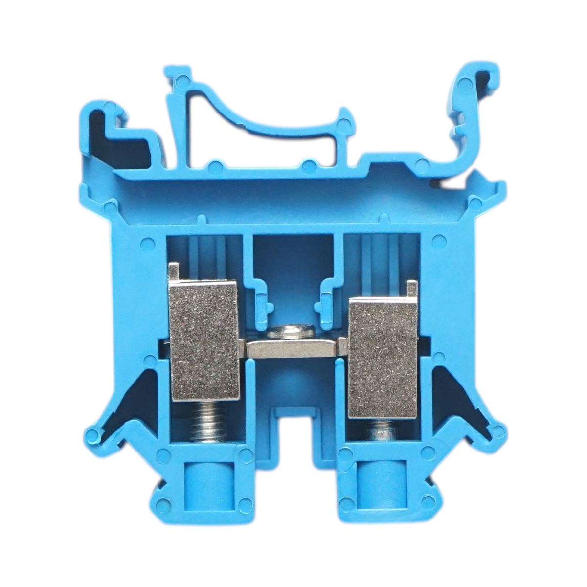 Clema de sir pe sina DIN 10mm² 76A 1000V albastra UK10N Longroad - imagine 3