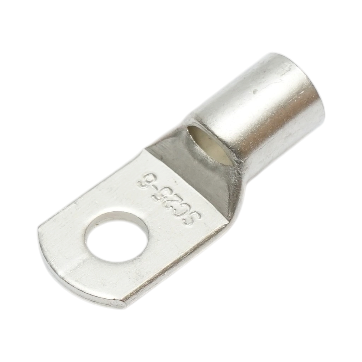 Papuc cablu electric 25mm², inel M6, cupru stanat neizolat SC25-6 Longroad