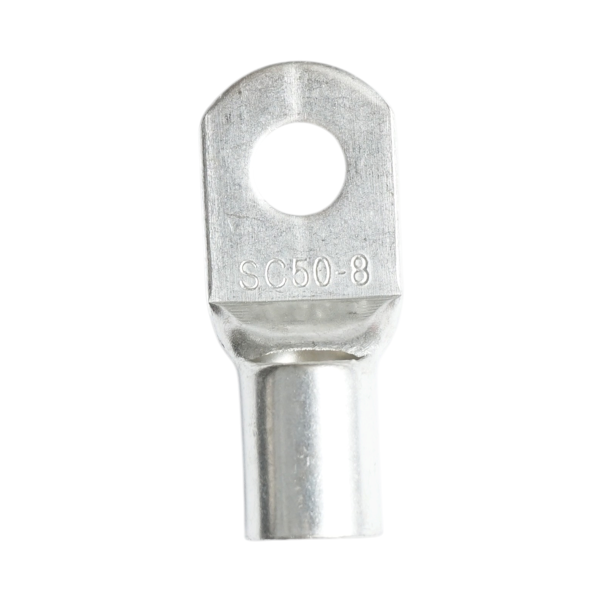 Papuc cablu electric 50mm², inel M8, cupru stanat neizolat SC50-8 Longroad - imagine 2