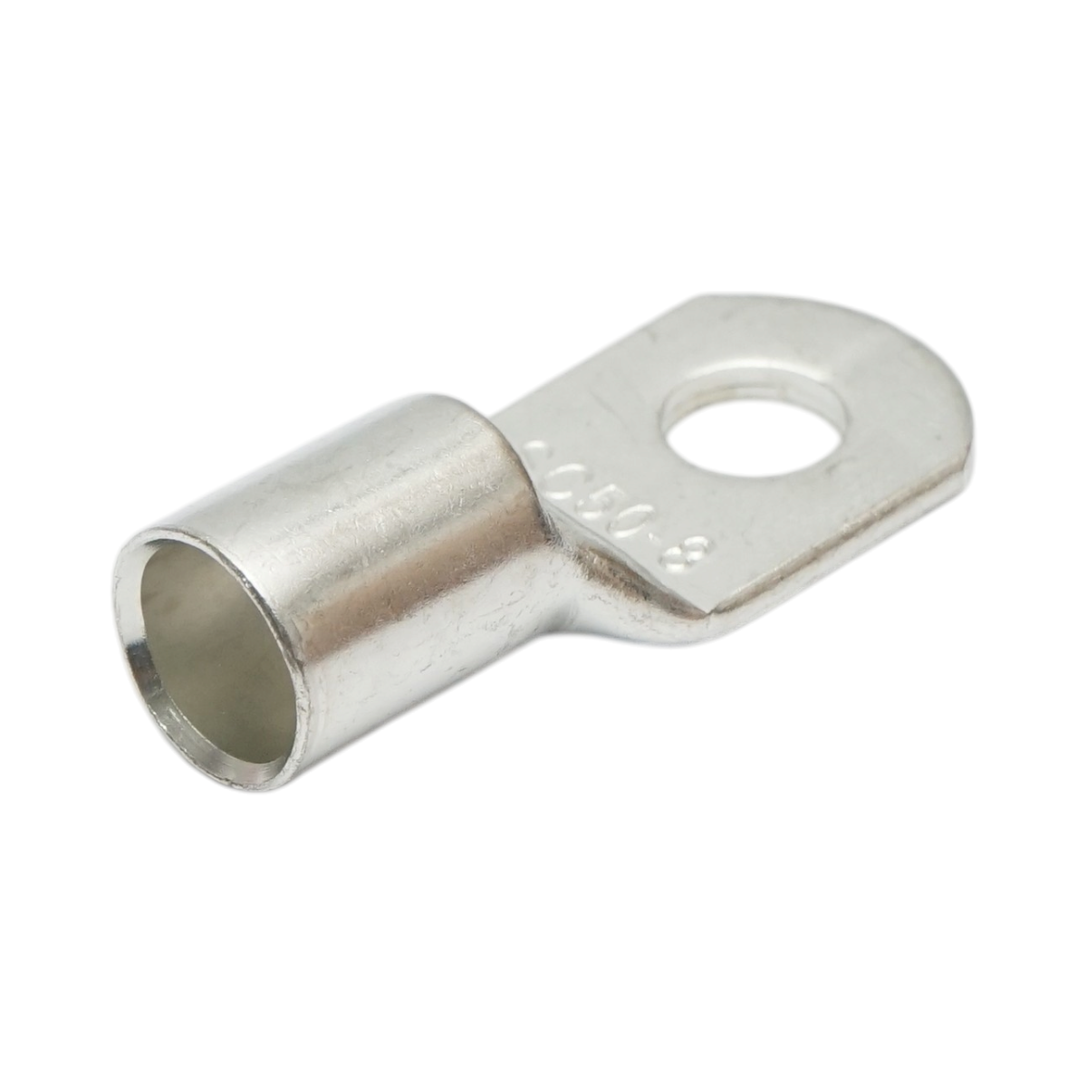 Papuc cablu electric 50mm², inel M8, cupru stanat neizolat SC50-8 Longroad - imagine 3