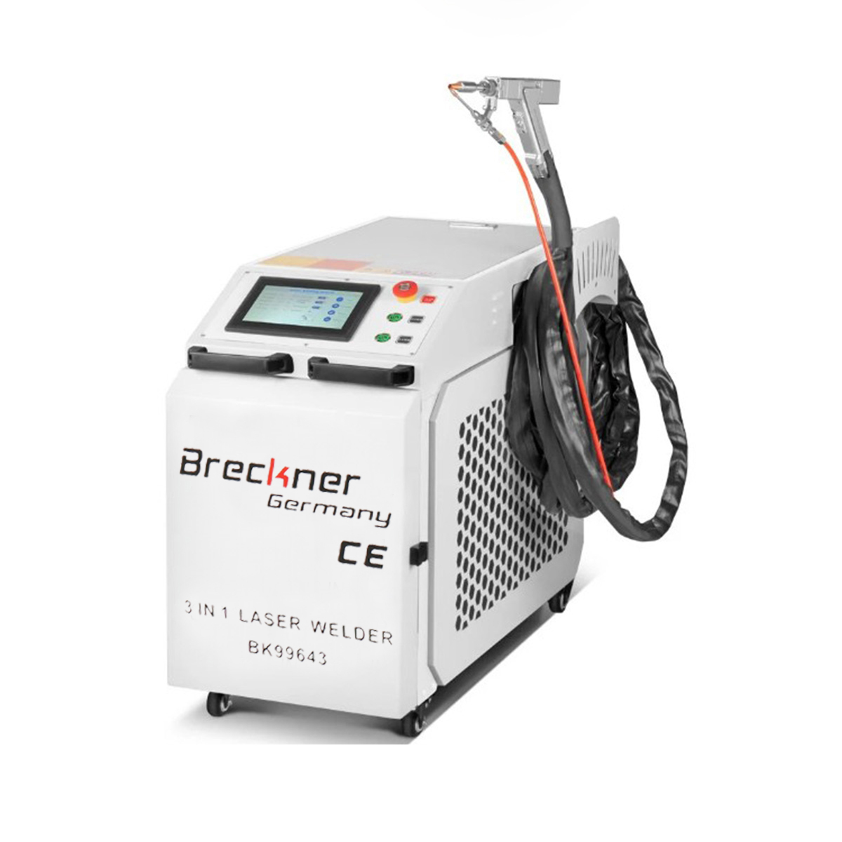 Aparat de sudura cu fibra laser 3 in 1 sudura, taiere, curatare 1500W profesional Breckner Germany - imagine 4