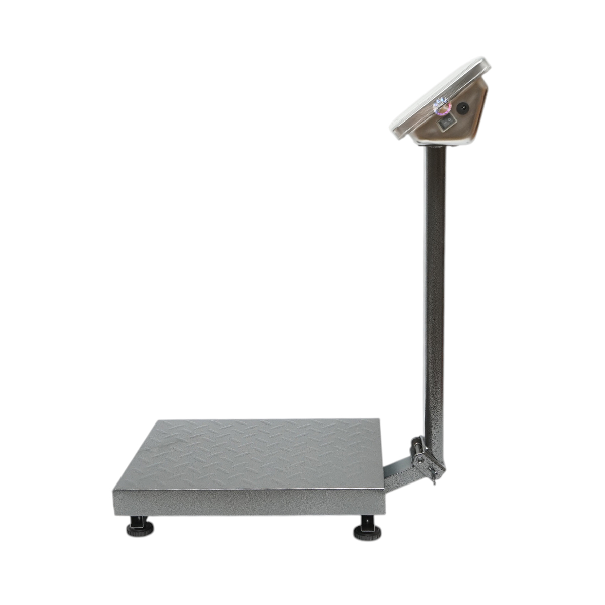 Cantar electronic de podea 150kg tip platforma 400x300mm cu brat pliabil, afisaj LCD Breckner Germany - imagine 3