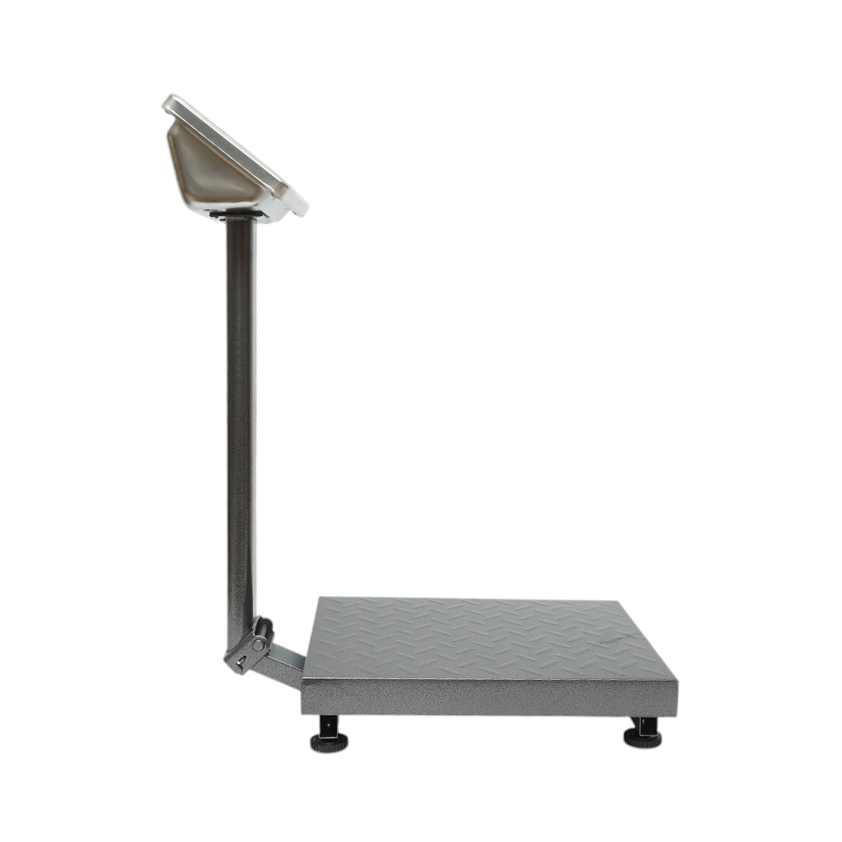 Cantar electronic de podea 150kg tip platforma 400x300mm cu brat pliabil, afisaj LCD Breckner Germany - imagine 7