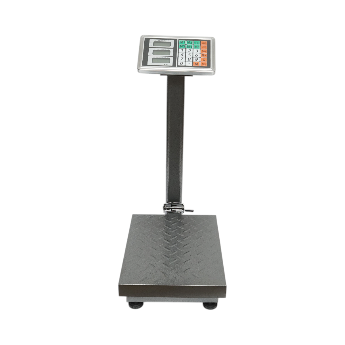 Cantar electronic de podea 150kg tip platforma 400x300mm cu brat pliabil, afisaj LCD Breckner Germany