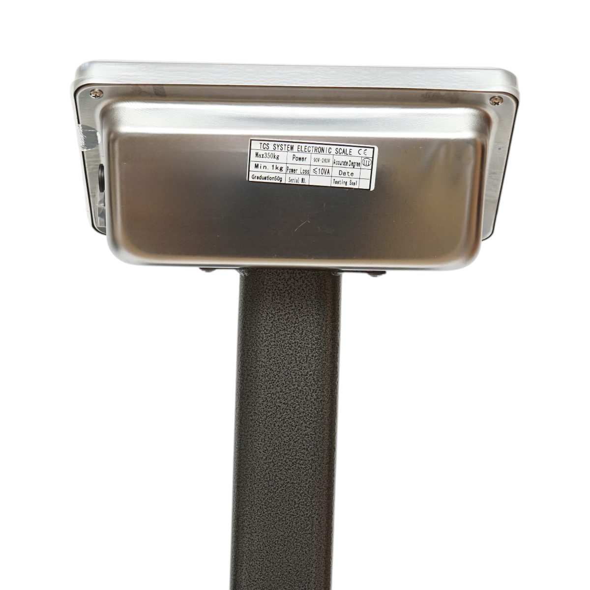 Cantar electronic de podea 350kg tip platforma 500x400mm cu brat pliabil, afisaj LCD Breckner Germany - imagine 10