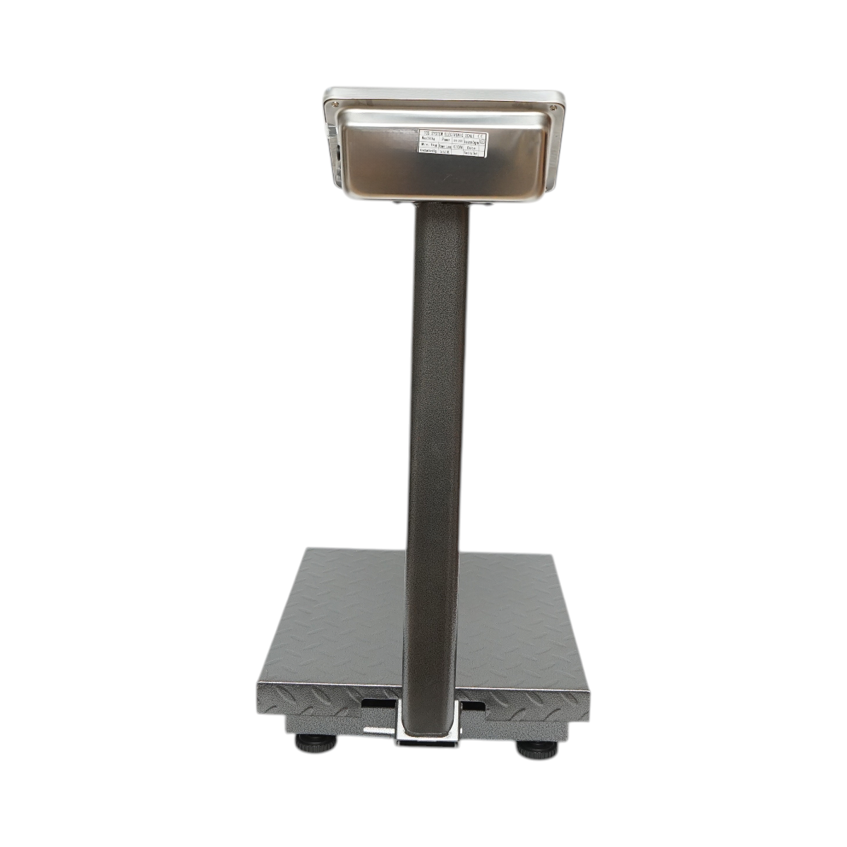 Cantar electronic de podea 350kg tip platforma 500x400mm cu brat pliabil, afisaj LCD Breckner Germany - imagine 6