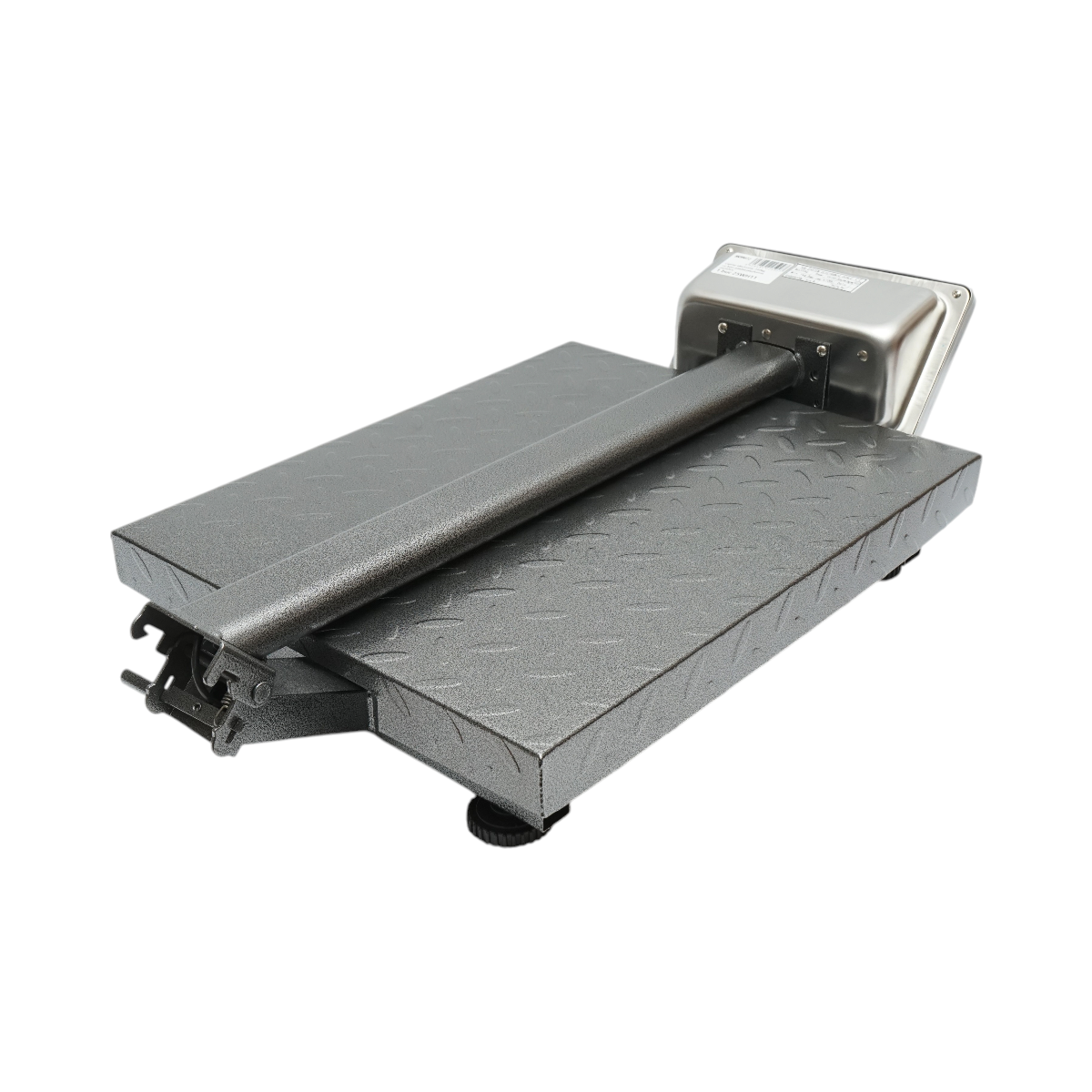 Cantar electronic de podea 350kg tip platforma 500x400mm cu brat pliabil, afisaj LCD Breckner Germany - imagine 5