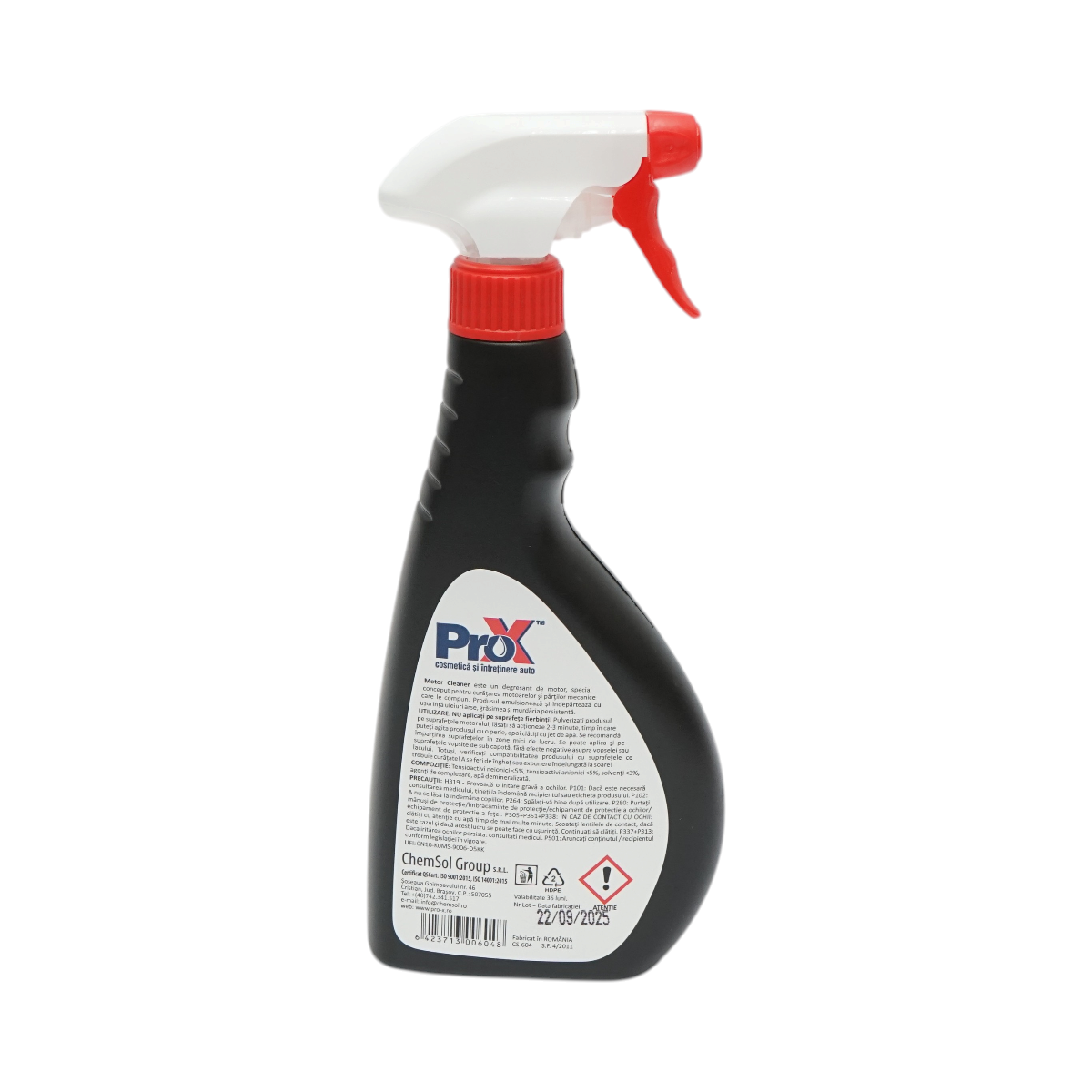Solutie curatare si degresare motor profesionala Motor Cleaner Pro-X 500ml - imagine 3