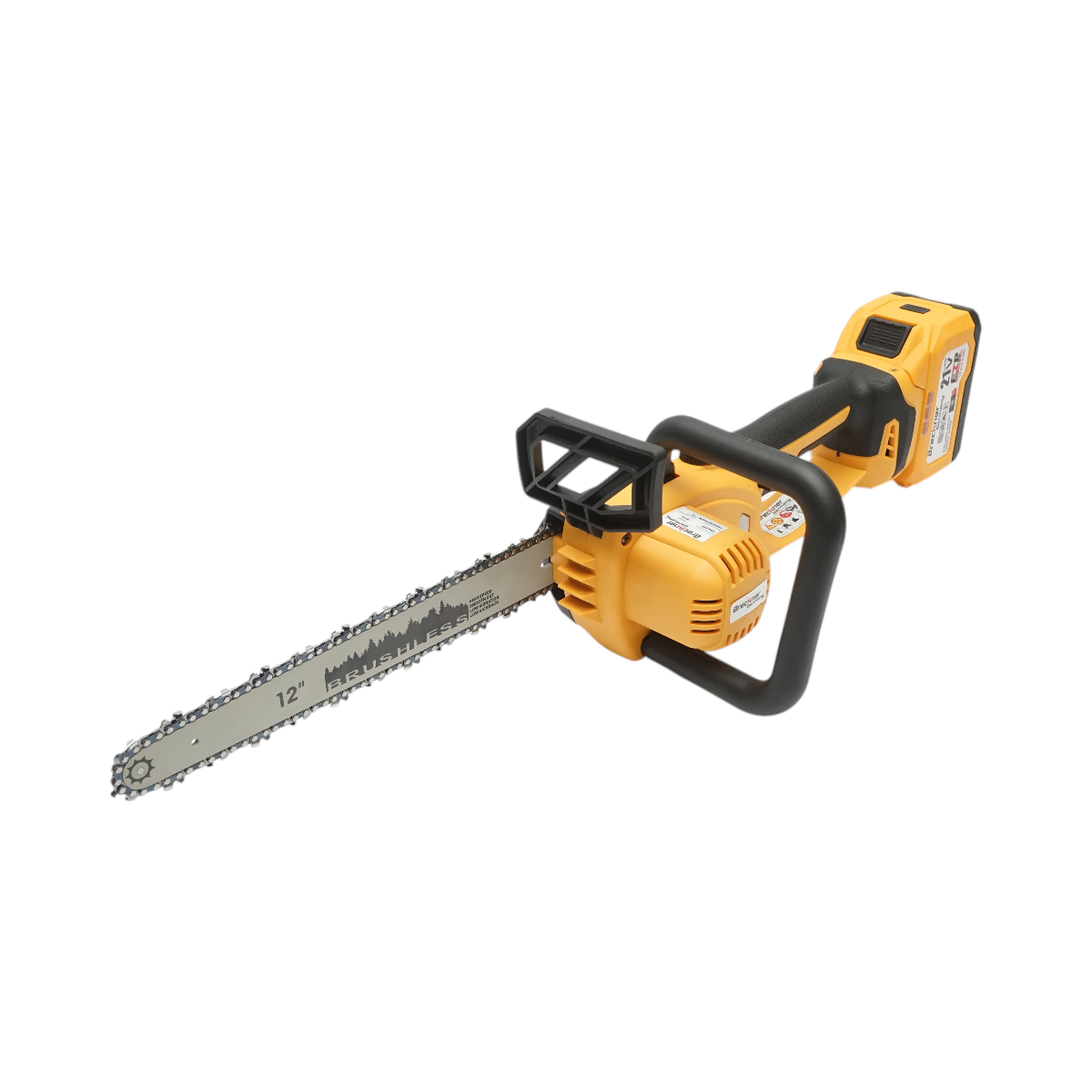 Mini fierastrau electric 1060W cu 2 acumulatori 21V, 6Ah Li-ion, motor brushless, lama 12 inch (300mm) Breckner Germany - imagine 5