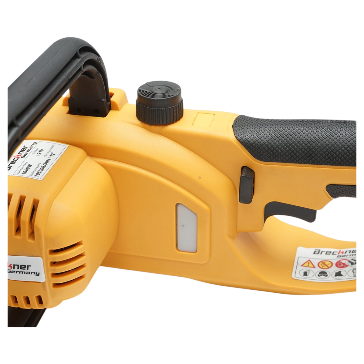 Mini fierastrau electric 1060W cu 2 acumulatori 21V, 6Ah Li-ion, motor brushless, lama 12 inch (300mm) Breckner Germany - imagine 11