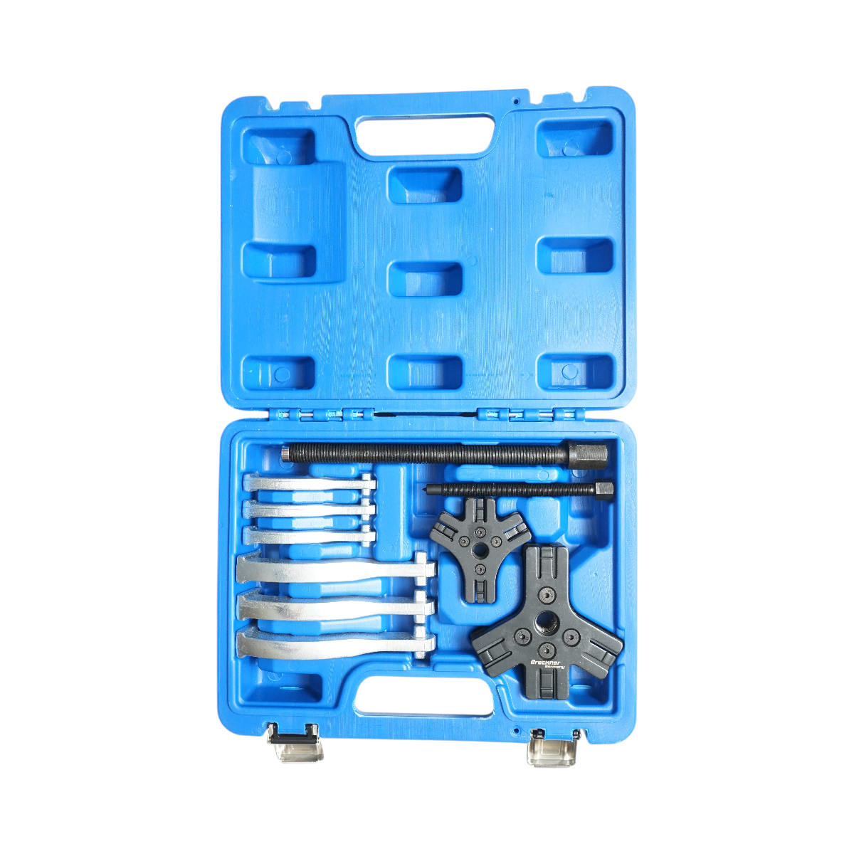 Trusa extractoare rulmenti cu 2 si 3 brate reversibile profesionala 10 piese Breckner Germany - imagine 2