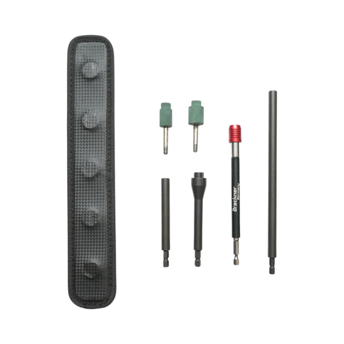 Set freza curatare locas valva janta auto tubeless 7 piese Breckner Germany