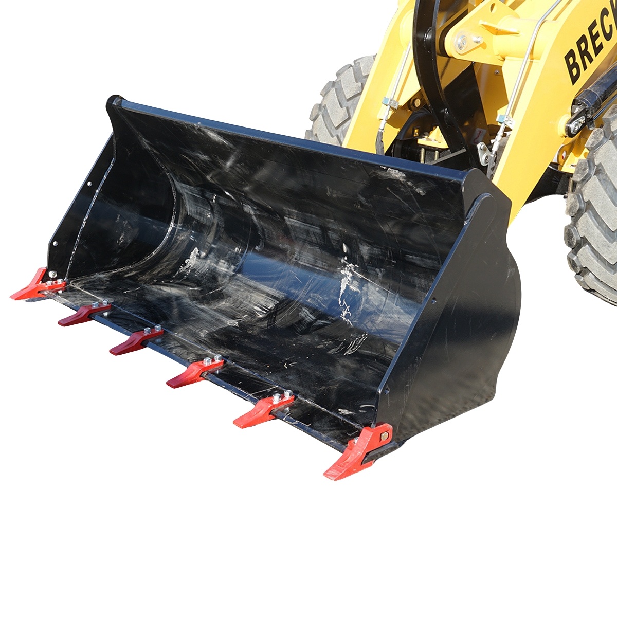 Buldoexcavator articulat compact 1.8T, motor diesel 61CP Euro 5 cu brat excavator, cupa frontala, furci paleti, picon hidraulic Breckner Germany - imagine 9