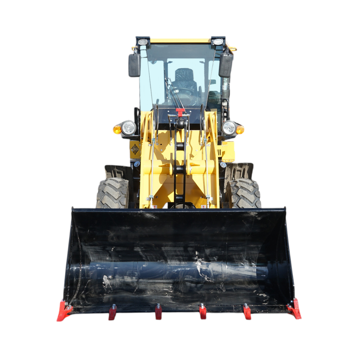 Buldoexcavator articulat compact 1.8T, motor diesel 61CP Euro 5 cu brat excavator, cupa frontala, furci paleti, picon hidraulic Breckner Germany - imagine 4