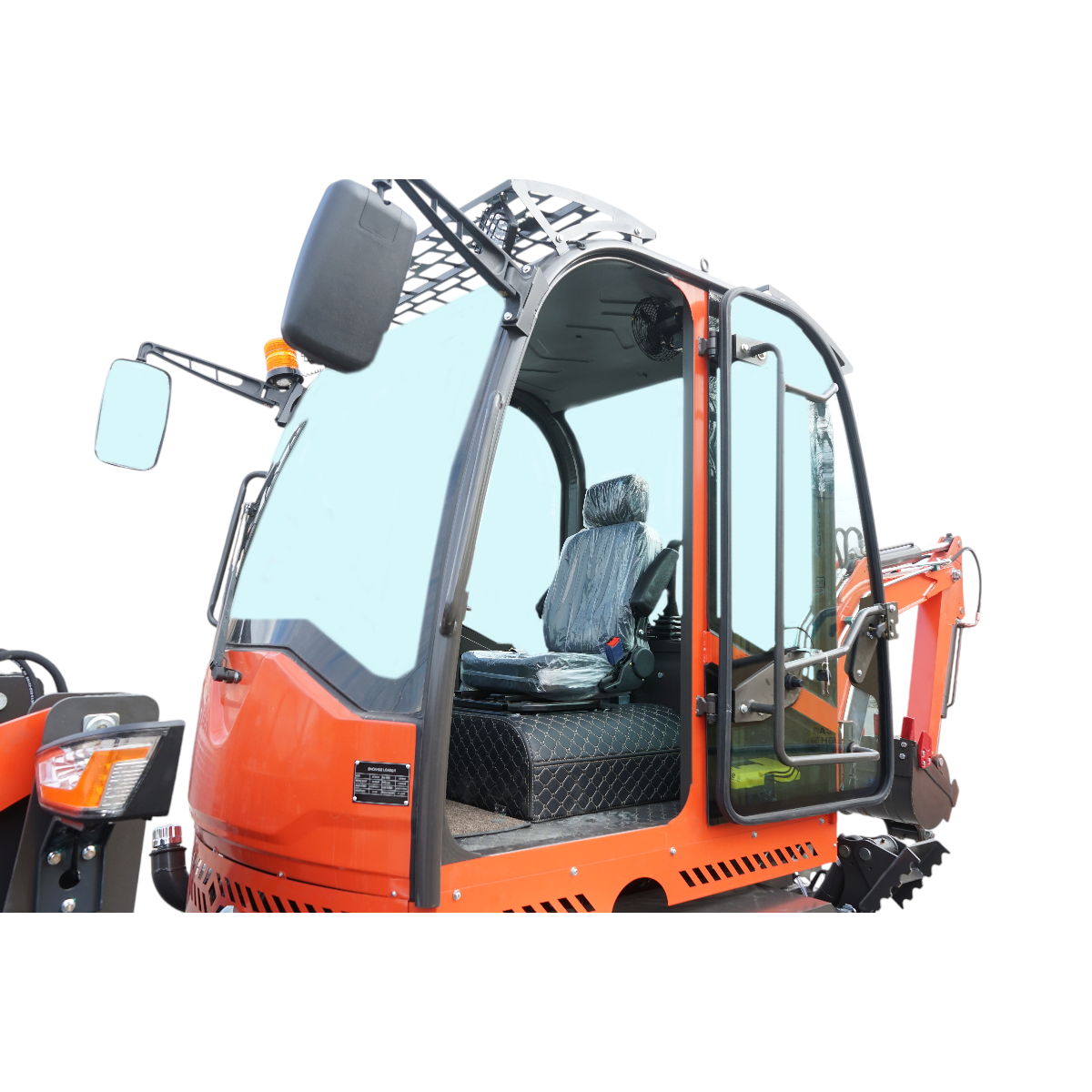 Buldoexcavator articulat compact 2.8T, motor diesel 50CP, cupa frontala si brat excavare spate THOR - imagine 8