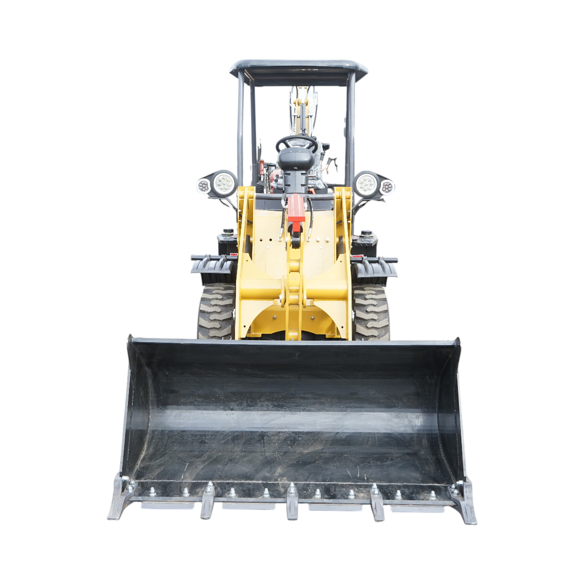 Buldoexcavator articulat compact 2.5T, motor diesel 52CP,  adancime sapare 1600mm, cupa frontala si brat excavare spate THOR - imagine 3