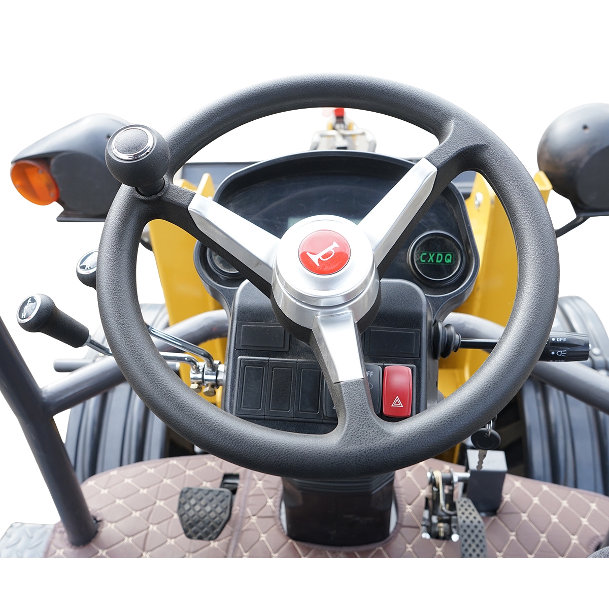 Buldoexcavator articulat compact 2.5T, motor diesel 52CP,  adancime sapare 1600mm, cupa frontala si brat excavare spate THOR - imagine 11