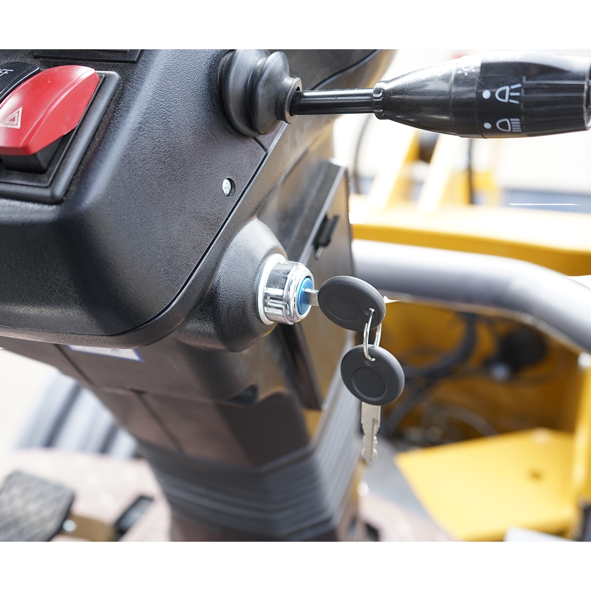 Buldoexcavator articulat compact 2.5T, motor diesel 52CP,  adancime sapare 1600mm, cupa frontala si brat excavare spate THOR - imagine 13