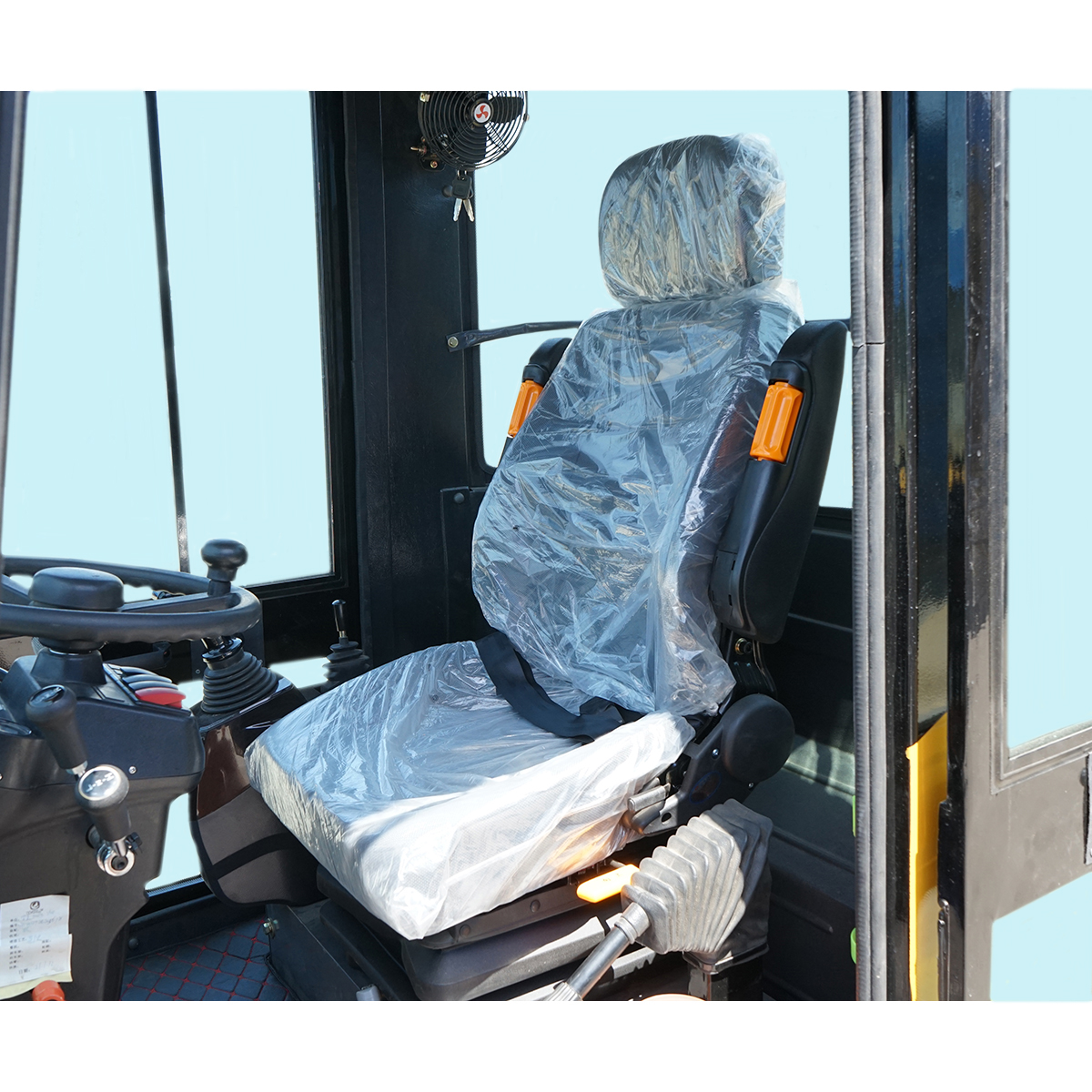 Incarcator frontal WOLF 6.5T, 4x4, motor YTO 115CP cu turbo, cupa frontala 1.5m3, furci paleti 1200x120mm WOLF - imagine 13