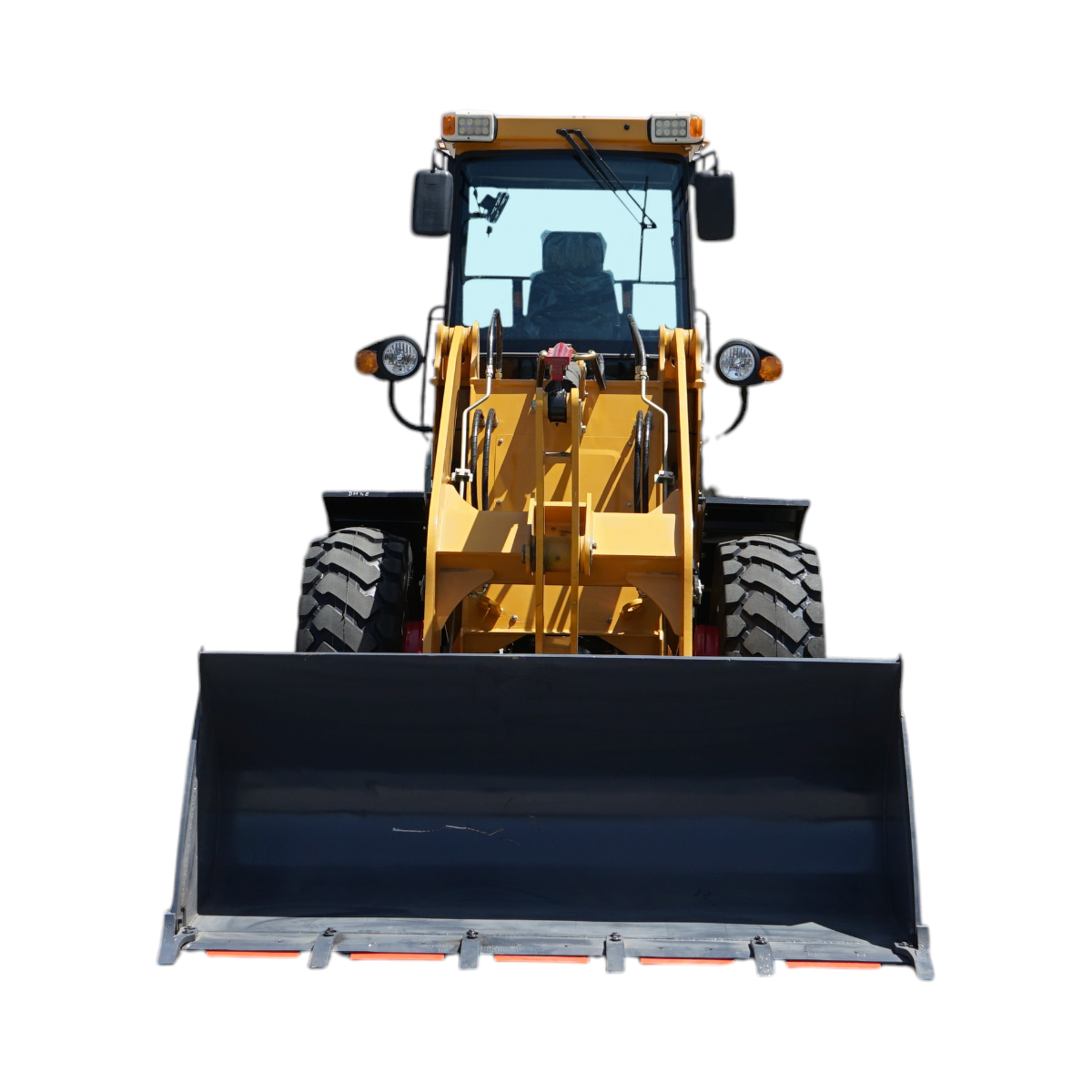 Incarcator frontal WOLF 6.5T, 4x4, motor YTO 115CP cu turbo, cupa frontala 1.5m3, furci paleti 1200x120mm WOLF - imagine 4